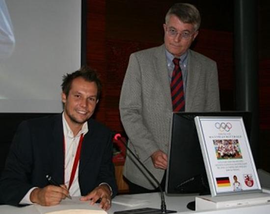 Sportliche Ehrung Matthias Witthaus  / Olympiasieger Hockey 2012