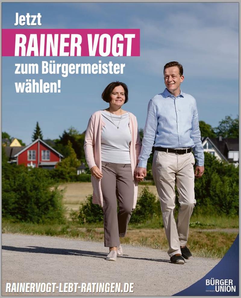Bitte geben Sie am 27. September 2020 Rainer Vogt Ihre Stimme... 