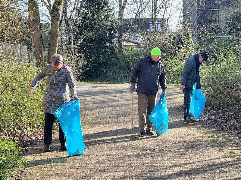 Bürger-Union wieder aktiv beim „Dreck-weg-Tag“ in Ratingen