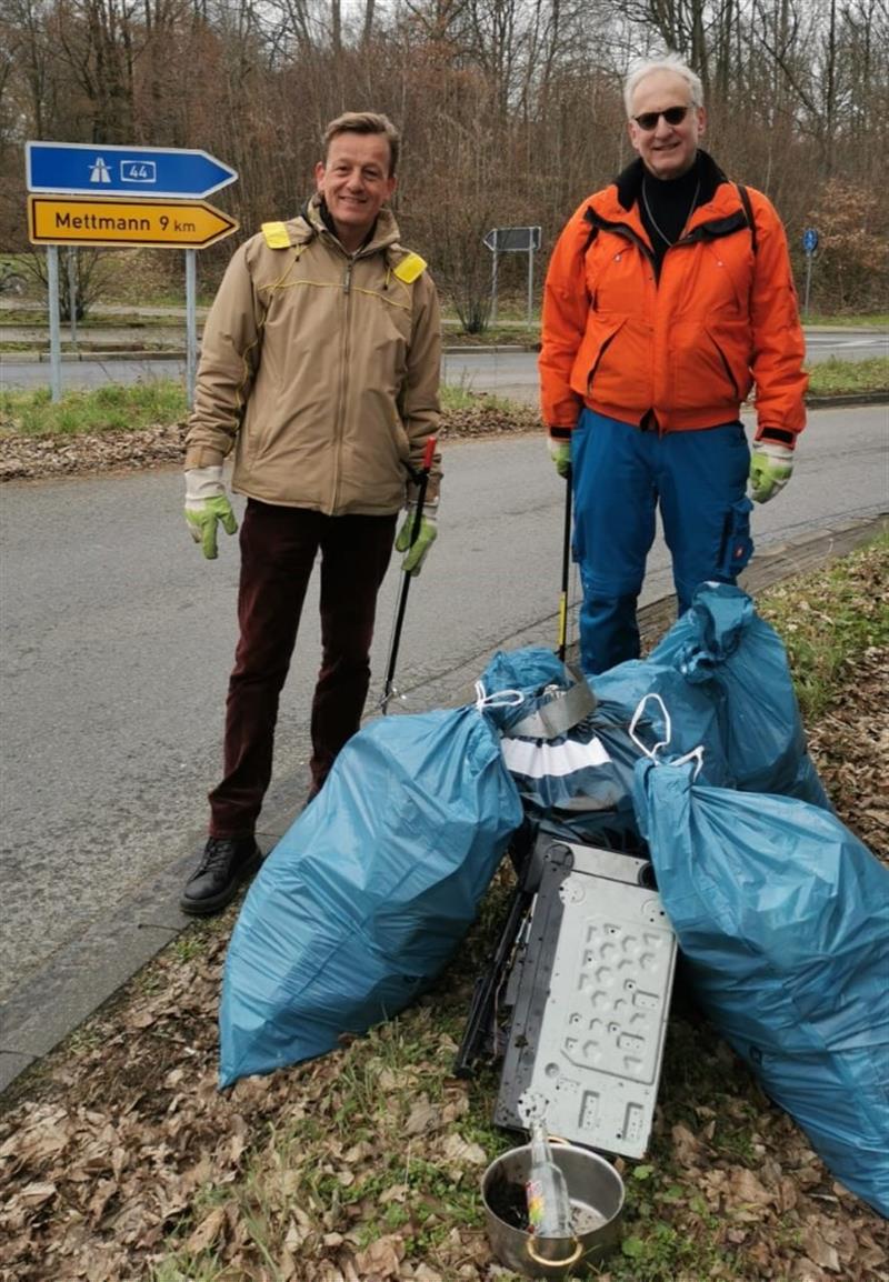 Bürger-Union aktiv beim „Dreck-weg-Tag“ in Ratingen