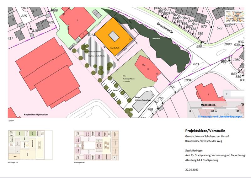 Sportfreianlagen für das Schulzentrum Lintorf