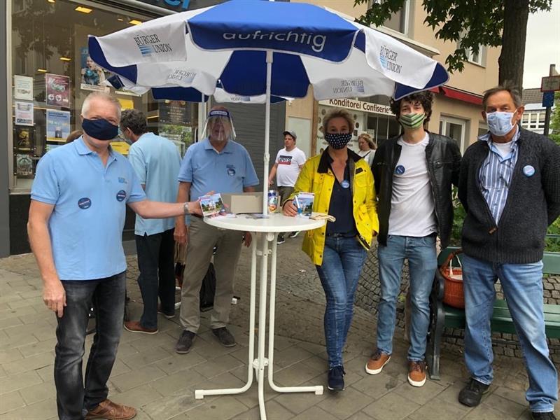 Die Bürger-Union informiert - Wir waren vor Ort auf dem Marktplatz