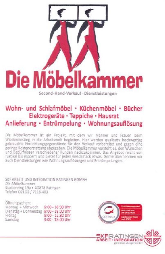 Möbelkammer sammelt ausrangierte Möbel für Asylbewerber-Unterkünfte