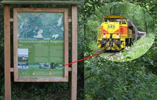 Signalhupen der Kalkbahn durch das Angertal