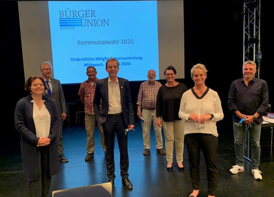 Kandidaten der Bürger-Union für Ratingen-Mitte
