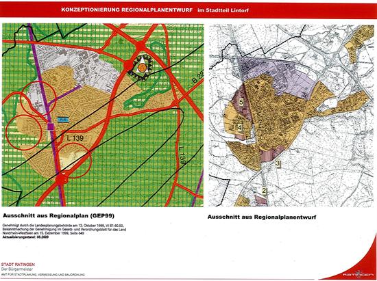 Regionalplanung Vorlage 56/2015 - Planung für Lintorf und Breitscheid