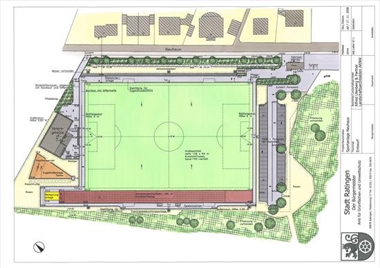 Sachstandsberichte BezA6 am 19.01.2022 - Sportplatz Hösel; Flutlicht & Tribüne