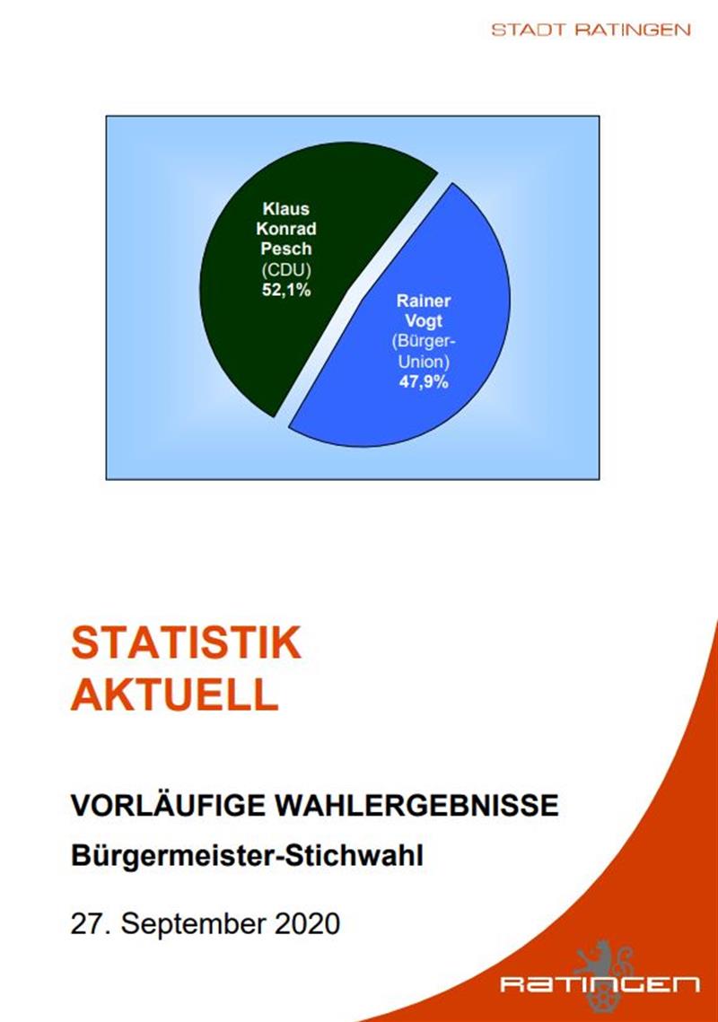 Statistik zur Bürgermeister-Stichwahl 2020