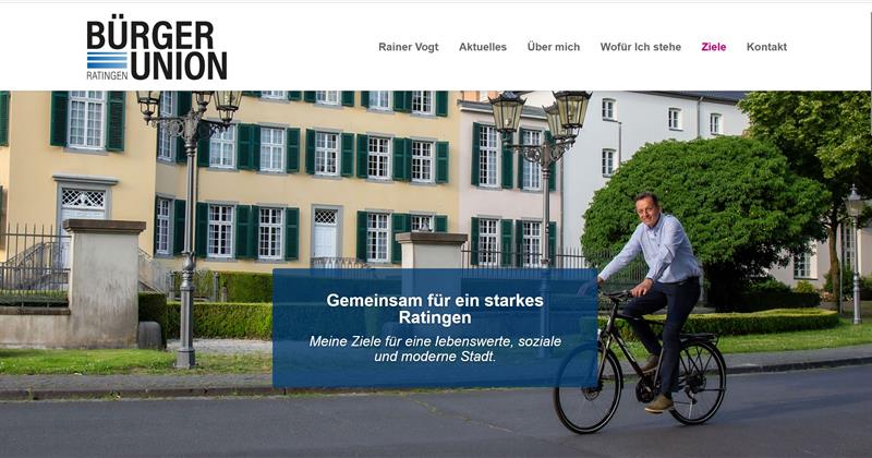 Unser BM Kandidat stellt sich, seine Ziele + Visionen auf seiner neuen HP vor...