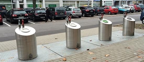 Unterflur-Systeme zur Mülltrennung für den Standort Düsseldorfer Platz