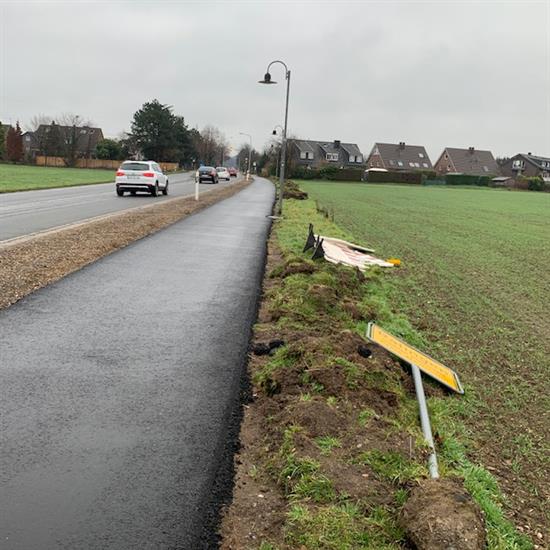  Radweg an der K19 in Ratingen-Breitscheid