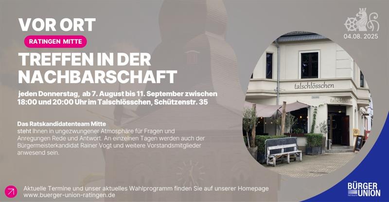 Vor Ort - In der Nachbarschaft / Talschlösschen